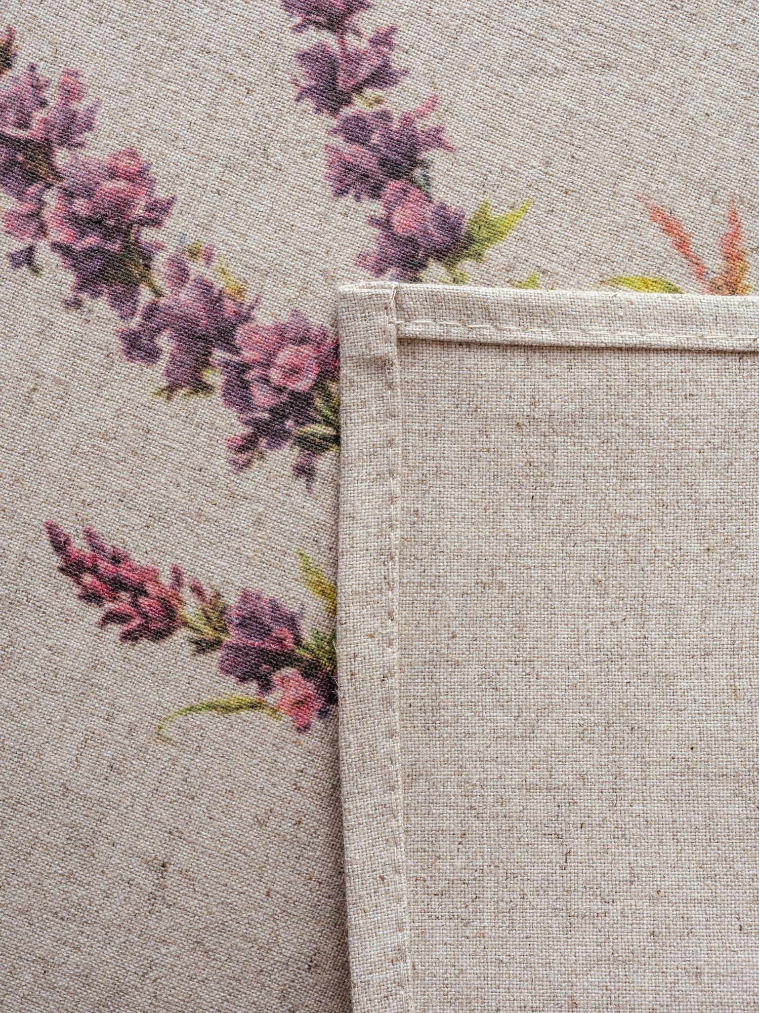 home linens with subtle edge embroidery in neutral colors